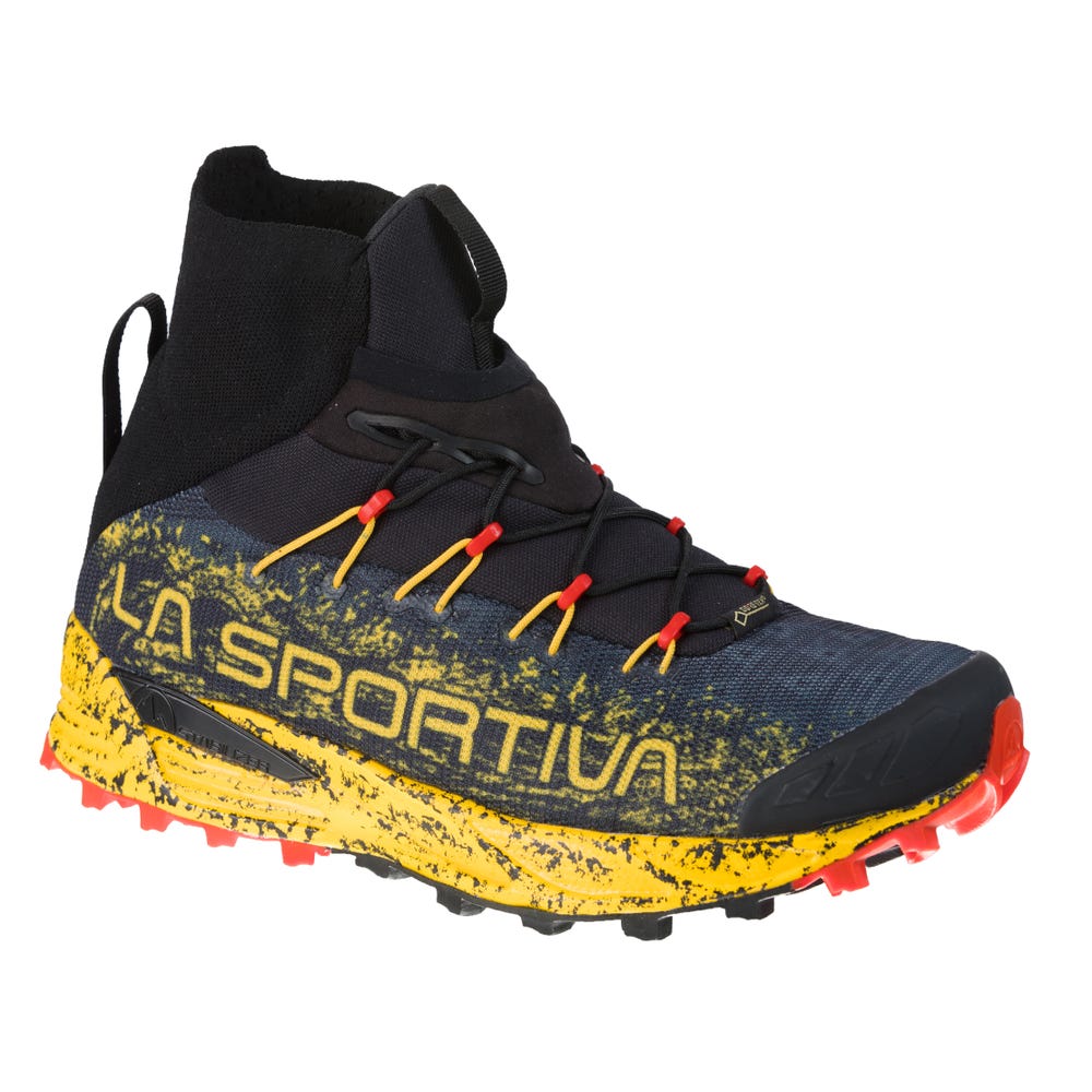 Zapatillas Trail Running La Sportiva Uragano GTX Hombre Negras/Amarillo Chile-6384150